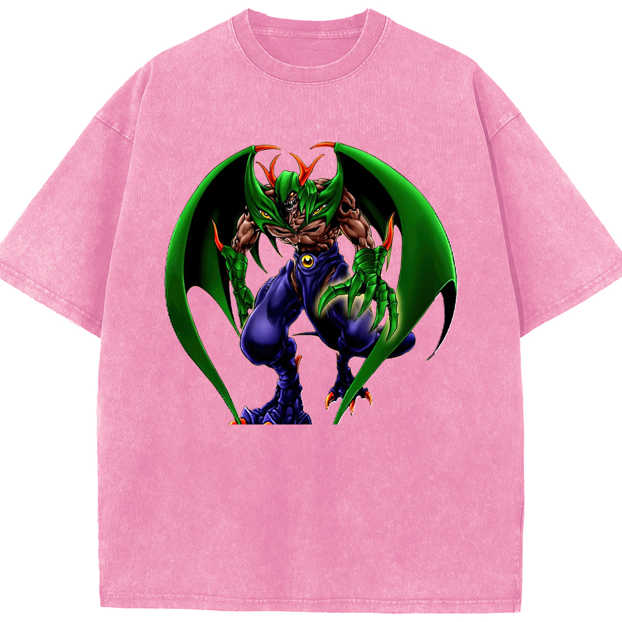 （画像用） 遊☆戯☆王 Yu-Gi-Oh! 綿100% ヴィンテージ風 半袖Tシャツ（フロントプリント）